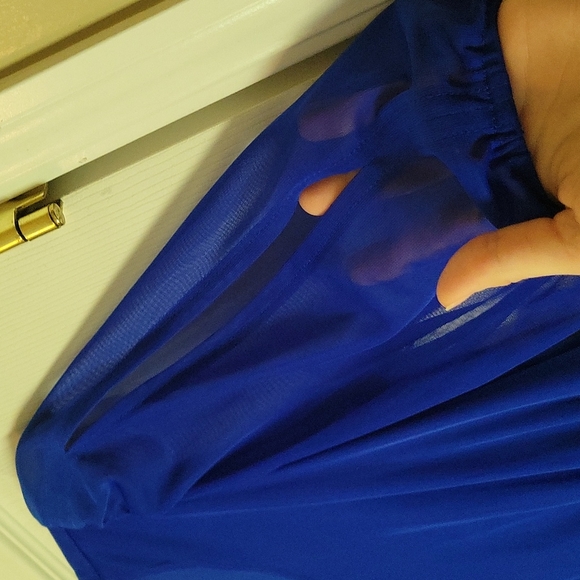 Women's Blue Fitted Dress size 6 - Picture 4 of 11